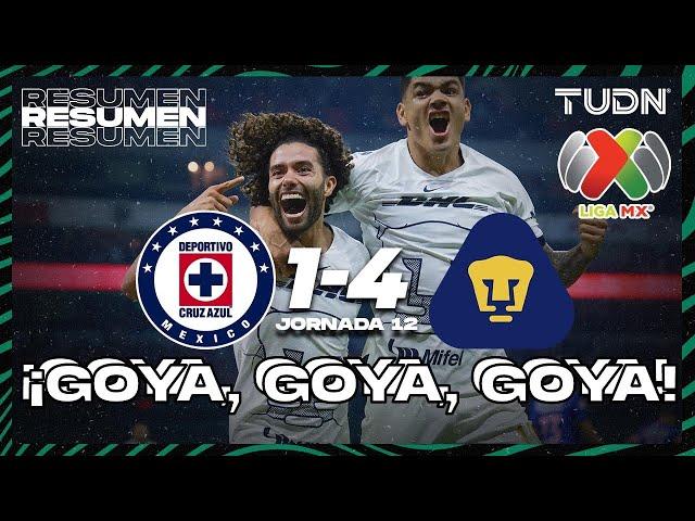 HIGHLIGHTS | Cruz Azul 1-4 Pumas| AP2023-J12 | Liga Mx | TUDN