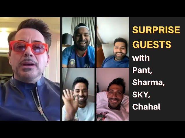 Surprise Guests with Rishabh Pant, Rohit Sharma, SKY, Chahal (Unseen footage)