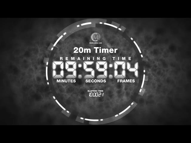 20 Minutes Plasma Countdown, Voice & FX