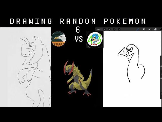 [Drawing Random Pokemon From Memory] Seagull Jay vs Just John 43... LIVE... (6)