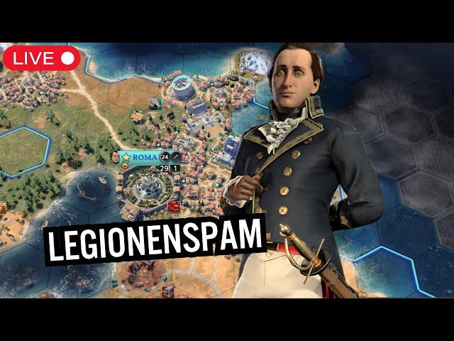 Legionenspam mit Lafayette auf Gottheit in Civilization 7