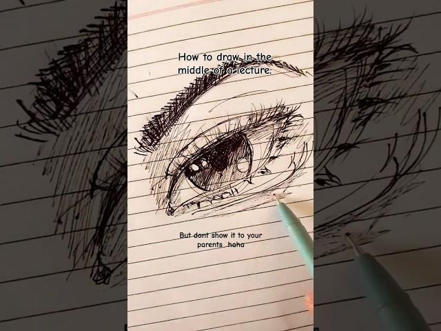 eye tut in the lecture  | #arttdetective #art