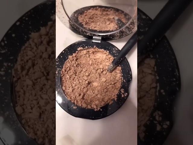 How to fix a broken powder #shorts #makeup