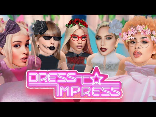 Celebrities Playing ROBLOX | Dress To Impress