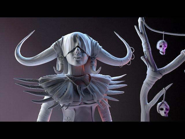 Zbrush Sculpt Timelapse | Shakal the Half Formed