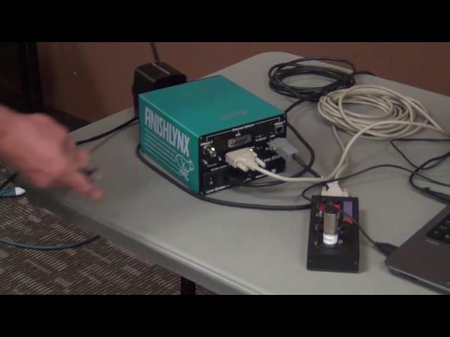 Control System Connections for a Daktronics Message Center Display with Hy-Tek and FinishLynx