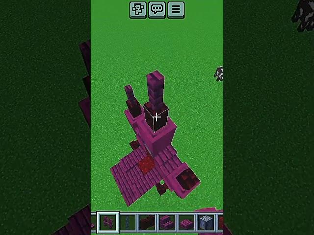 Epic throne (nether base) #shorts #trending #minecraft