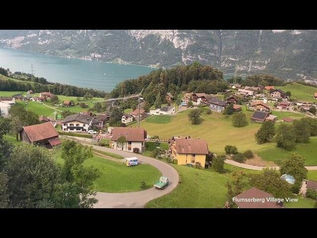 Flumserberg Village View in Switzerland