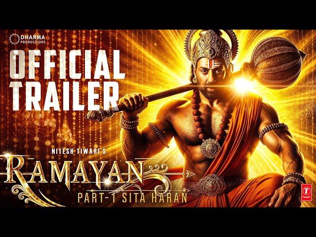 RAMAYANA : OFFICIAL TRAILER |Ranbir Kapoor, Lara Dutt, Sunny Deol,Sai Pallavi| Nitesh Tiwari|Concept