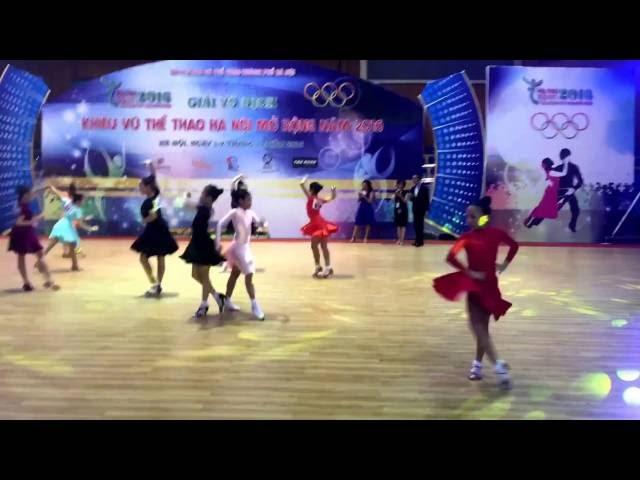 Hanoi Open Dancesport Championships 2016 -Juvenile Solo Rumba Chloe 1/10/16