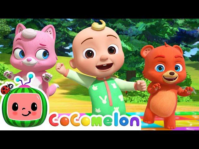 Rainbow Colors Animal Dance Song | CoComelon Animal Time | Animals for Kids