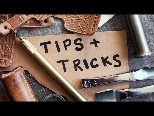 Sharing a TOP SECRET Leather Craft Trick (and more!)