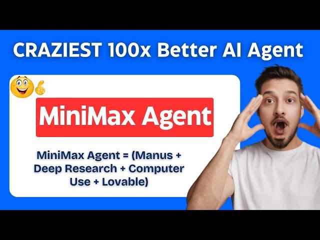 Minimax Agent is a GAME-CHANGER!  FREE AI Agent w/ MCP Like Manus — Long Tasks, Coding, Autonomy!