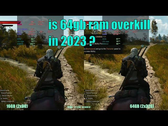 64gb RAM vs 16gb RAM in 2023