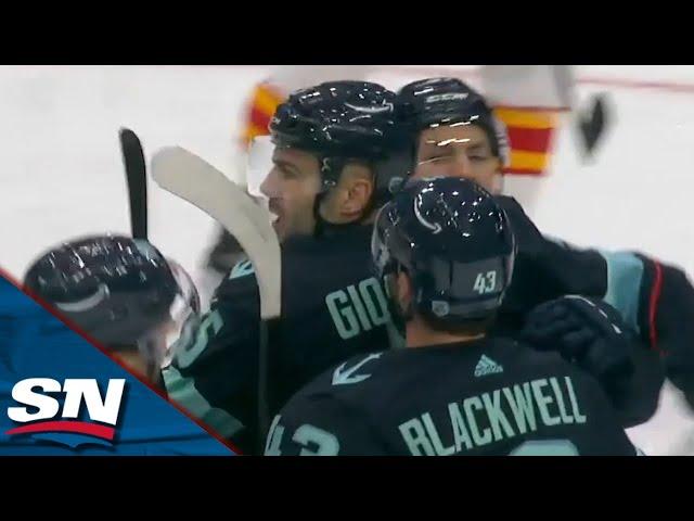 Former Calgary Flames Captain Mark Giordano Scores Against Old Team