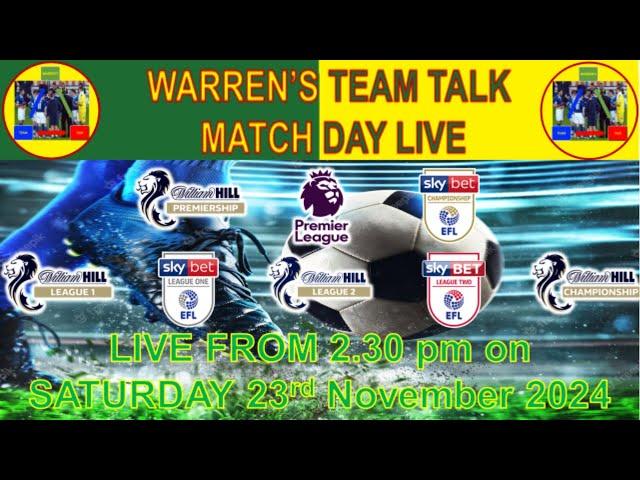 Match Day Live #FAPremierLeague #EFL #SPFL #ScottishFootball #EnglishFootball