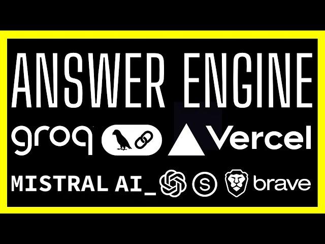 Build a Next.JS Answer Engine with Vercel AI SDK, Groq, Mistral, Langchain,  OpenAI, Brave & Serper