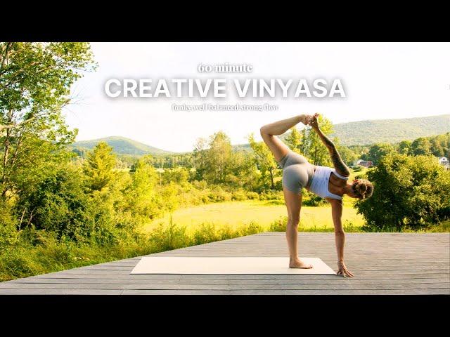 60 Minute Creative Vinyasa | funky strong flow