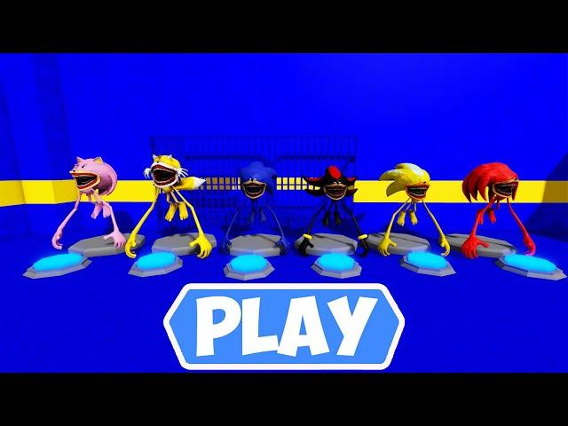 PLAYING AS ALL MORPHS SONIC TAPES FAMILY - WALKTHROUGH GAMEPLAY ROBLOX