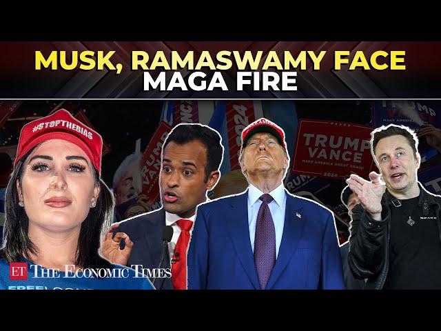 Musk vs Loomer: MAGA loyalists turn on pro-immigration Elon and Vivek Ramaswamy over H1 B visa