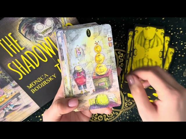 The Shadowland Tarot cards flip through