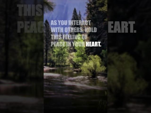 Cultivating World Peace Meditation
