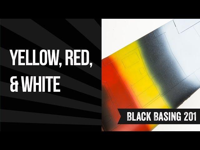 Black Basing 201: Yellow, Red, and White