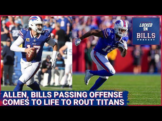 Buffalo Bills, Josh Allen overcome slow start & Amari Cooper scores TD in debut to rout Titans