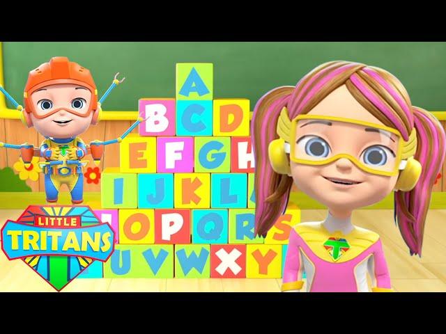 ABC Alphabet Hunt | Learn ABC Song | Nursery Rhyme & Kids Song by Little Tritans