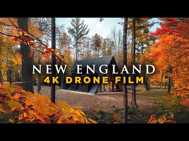 FALL IN 4K | Relaxing FPV Drone Film Of Peak Fall Colors In New England - 1 Hour