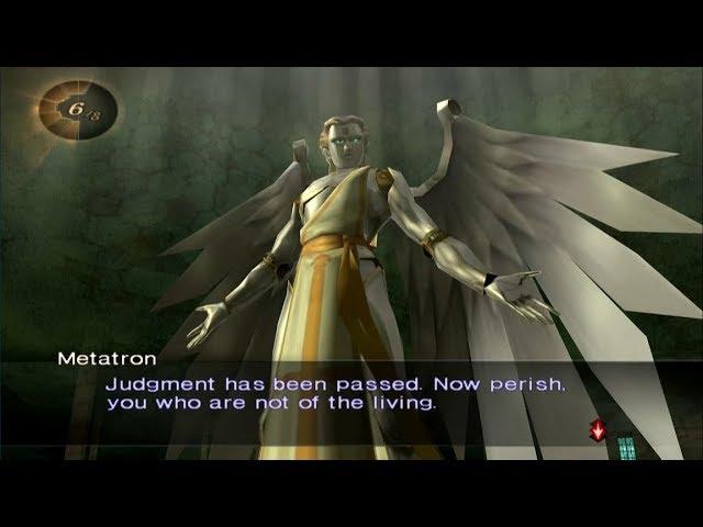 Shin Megami Tensei Digital Devil Saga 1 Boss Metatron