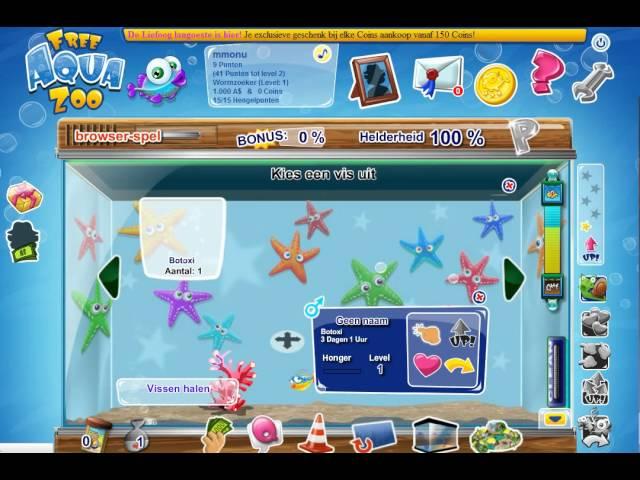 Free Aqua Zoo vissen browserspel