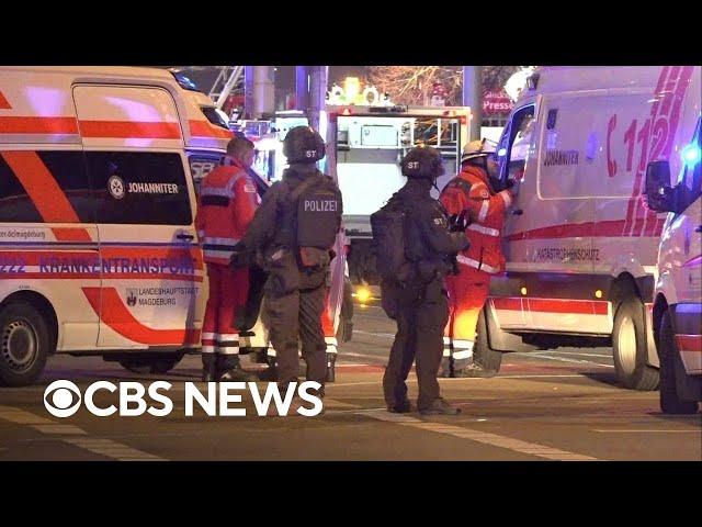 Car plows into crowd at Germany Christmas market, dozens reported injured