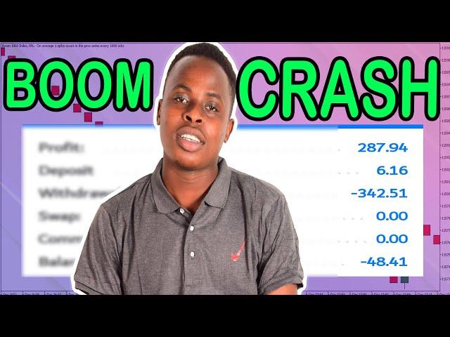 How I Trade BOOM and Crash and MAKE MONEY (cheat code)