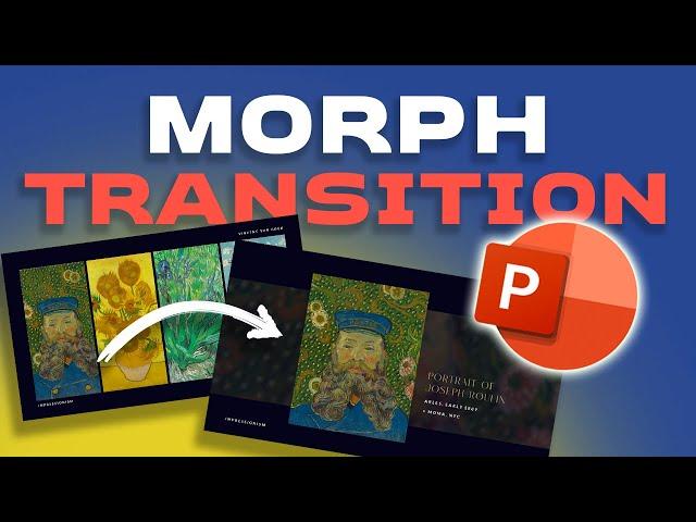 Using the MORPH TRANSITION in POWERPOINT to create engaging presentations. Tutorial and free slides!