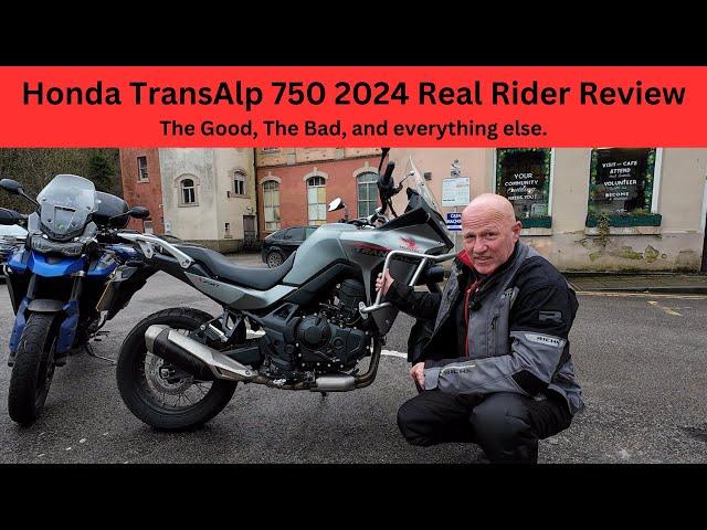 Honda TransAlp 750 2024 Real Rider Review, the good, and the bad. Come on this vlog to learn