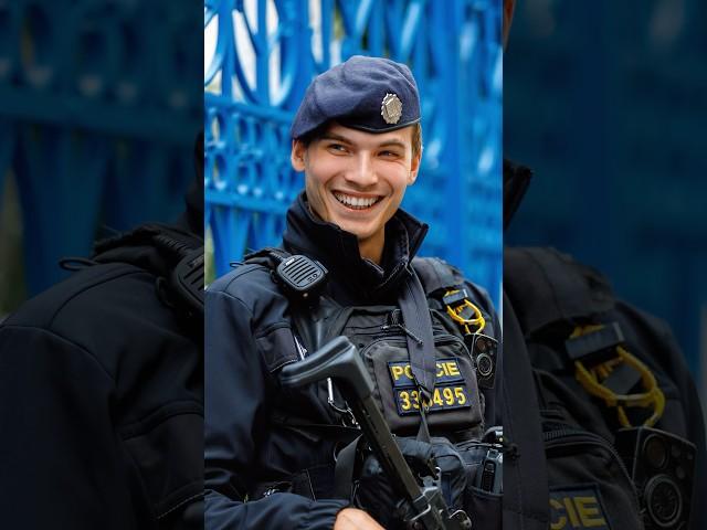 Met the police officer and make him smile  ‍️🫡 #streetphotography  #Printographer1 #mrstreet