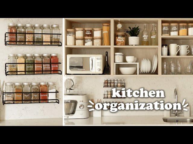 Kitchen Organization // ideas for small kitchens