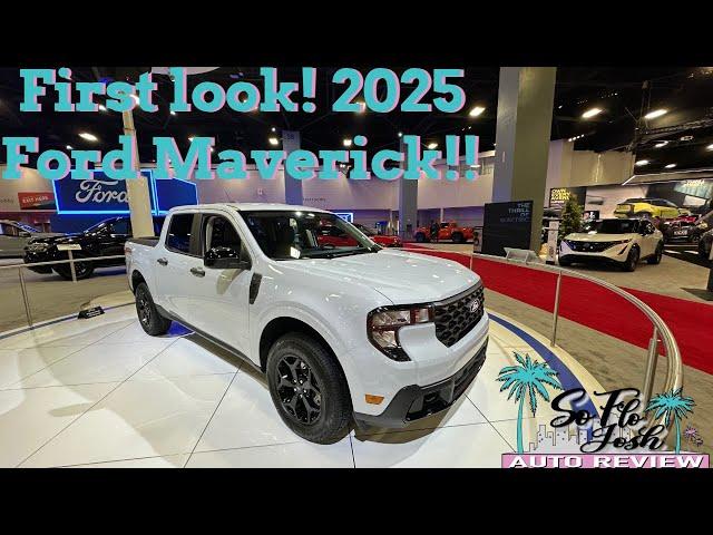 First Look At The 2025 Ford Maverick Facelift! 2024 Miami International Auto Show!