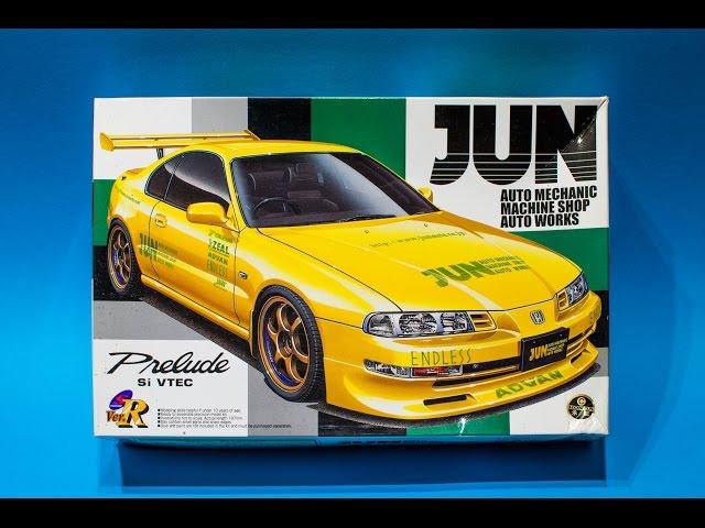 Aoshima 1/24 Honda Prelude Jun Version Model Kit Review