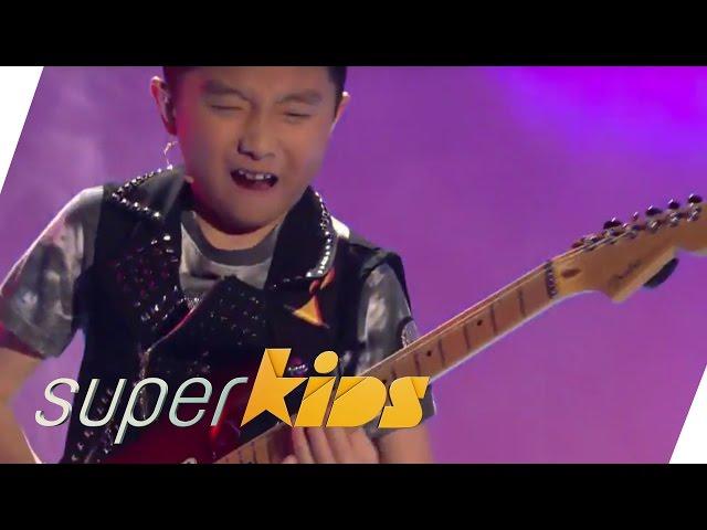 Jeremy Yong (11yrs old) E-Guitar Solo | Superkids