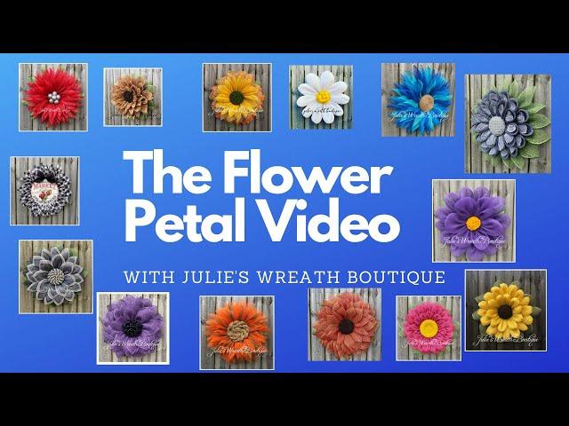 How to Make a Flower Petal | Crafts for Beginners | Wreath Making 101