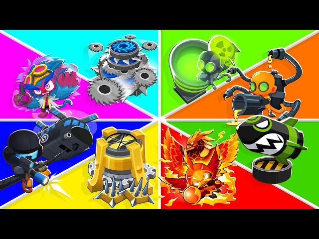 Bloons TD 6 - 4-Player Mystery Wheel Challenge | JeromeASF