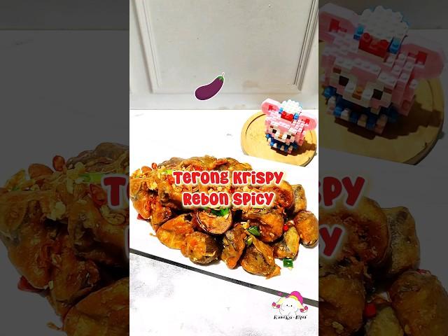 yuk bikin menu simple #terongungu #rebon #spicy #menusimple #masakdirumah