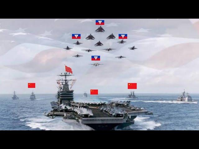 Philippines Destroys Aircraft Carrier Carrying 30 Chinese Fighter Jets - Arma 3 Milsim