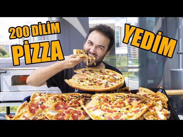 200 DİLİM PİZZA YEDİM!!!!