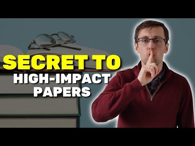 SECRET To Publish Research Papers In Top Journals (They Don't Want You To Know)