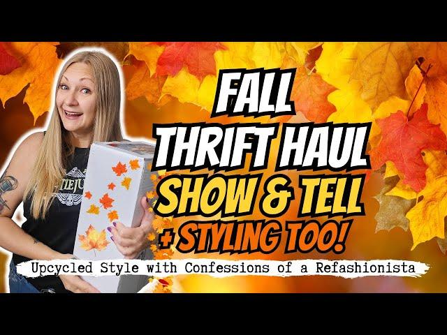 Autumn Thrift Haul & Fall Fashion Styling: Unboxing My Poshmark Finds! 