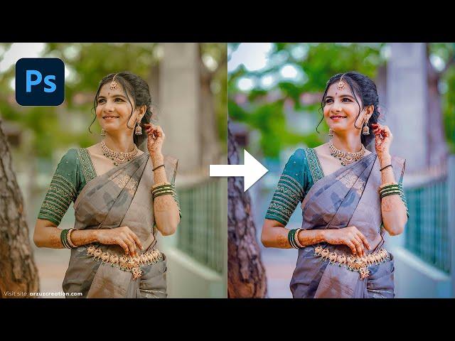 Photoshop Tutorial: Wedding Photo Editing Photoshop Color Grading । Wedding Photo Colour Grading