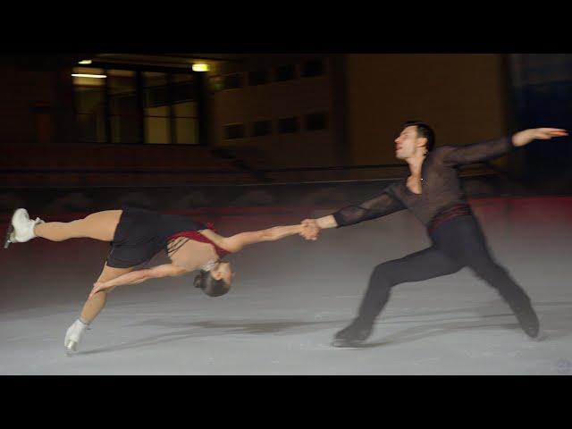 Rebecca Ghilardi & Filippo Ambrosini, "Moulin Rogue" at Ghiaccio Spettacolo 2024 in Courmayeur